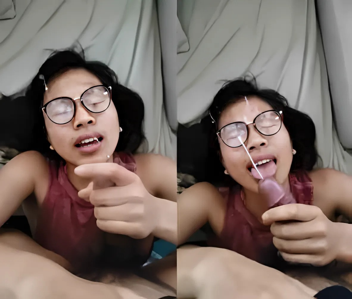 戴著眼鏡射在我臉上